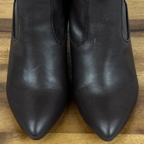 Womens Franco Sarto Kathrine Dark Brown Faux Leather Riding Boots Size 6 M WC - Picture 5 of 10